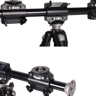 Statief Boom Cross Arm Dslr Camera Extension Arm Steeve Aluminium 3/8 Schroef Ondersteuning Balhoofd Arm Rock Solid Cross Bar Side arm