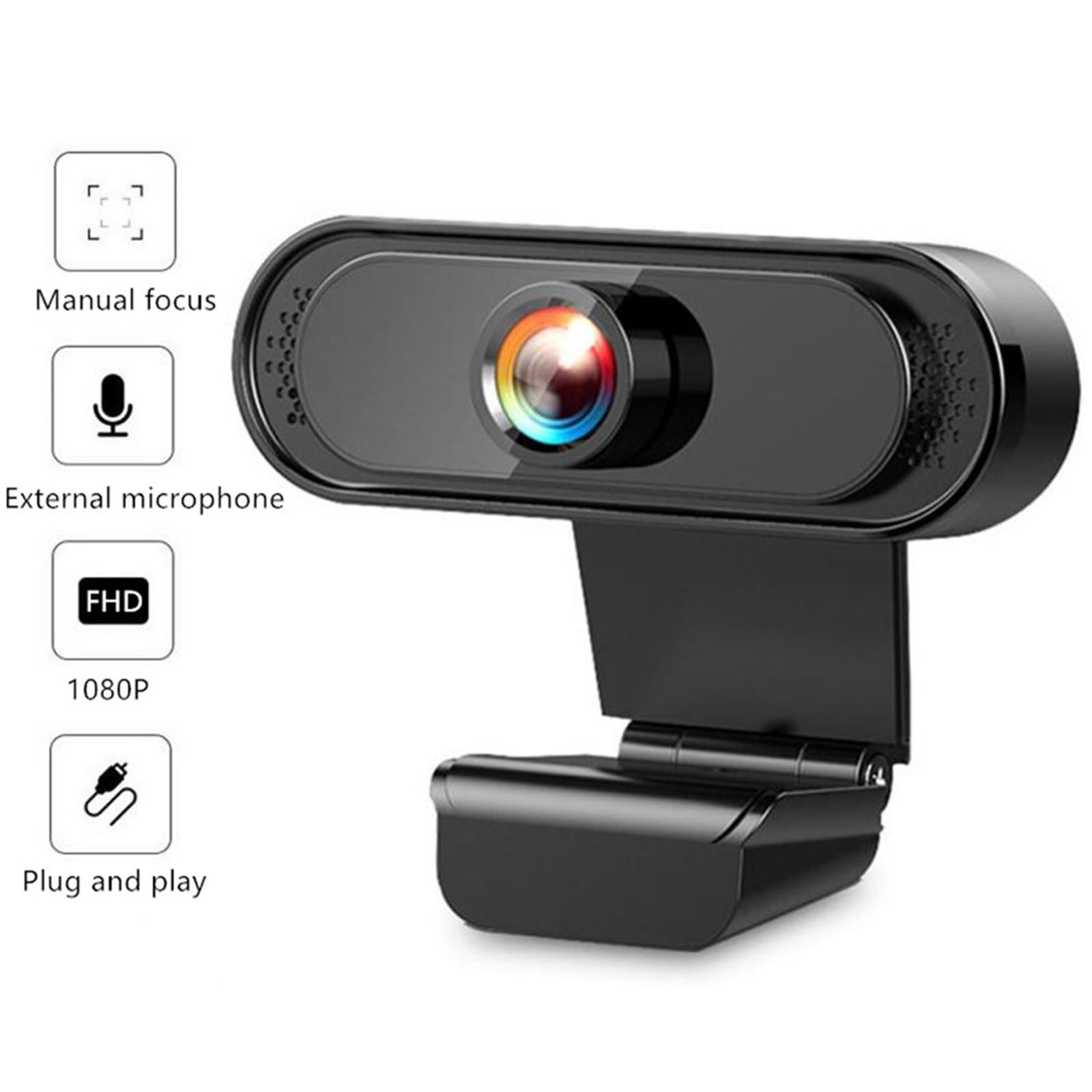 720P/1080P Hd Webcam Met Microfoon Pc Desktop Web Camera Cam Mini Computer Webcamera Cam Video-opname werk In Voorraad