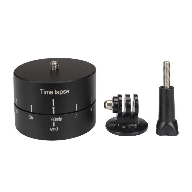 Temporizador de minutos 60min 120 estabilizador de retardo Panning giratorio para Gopro Hero 8/7/6/5/4/3 + SJCAM Xiaomi Yi