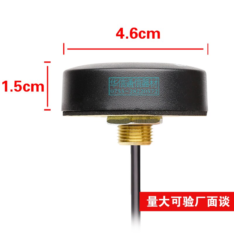 4G/LTE/GSM/GPRS/2,4G/3G/433 MHZ/5,8G omnidireccional impermeable antena circular de la polarización Vertical SMA macho RG174 1M