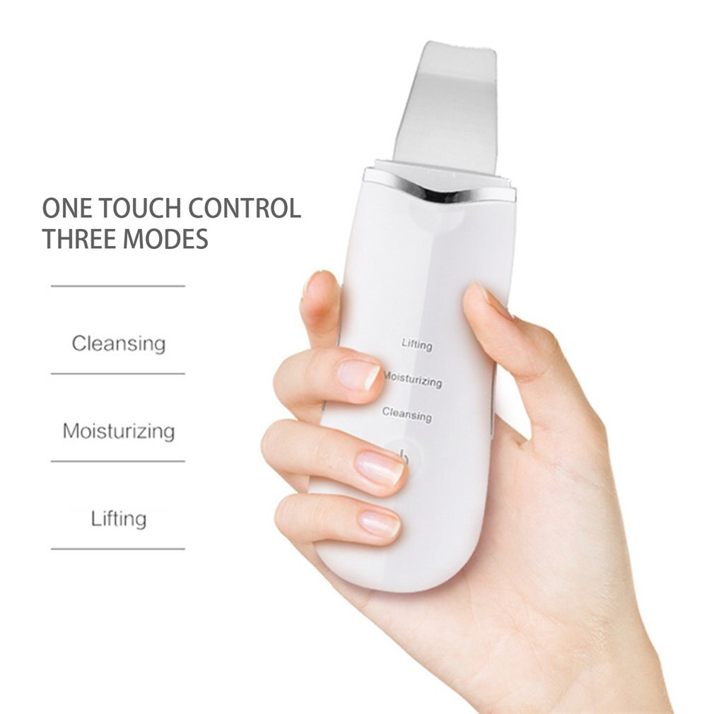 Introductie van ultrasoon schepmachine, schoonheidsinstrument, mee-eterreiniging, elektrische massageschep