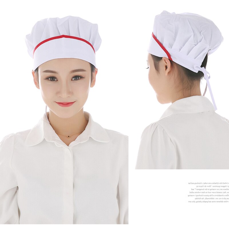 Adjustable Mesh Caps Cafe Bar Kitchen Restaurant Hotel Bakery Waiter Workwear Hat Men Women Breathable Working Caps Chef Uniform