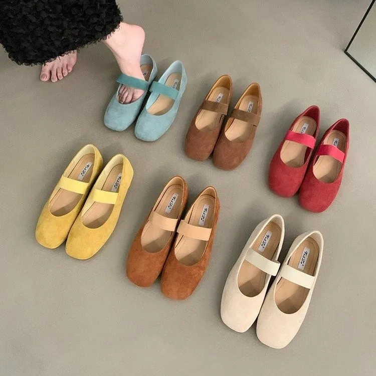 Appartamenti Scarpe da donna Autunno Morbido Casual Scarpe basse da donna di marca Accogliente Walking sandali eleganti in tinta unita Mujer Elegante 2024 Nuovo