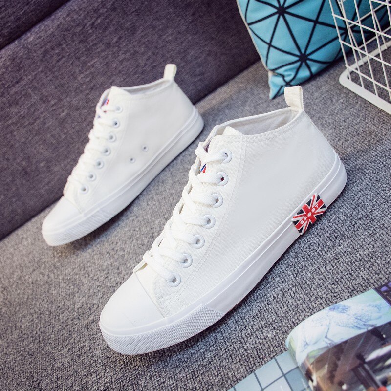 Dam skor man original canvas sneakers all shoe star high klassiska sneakers skateboard tyg skor