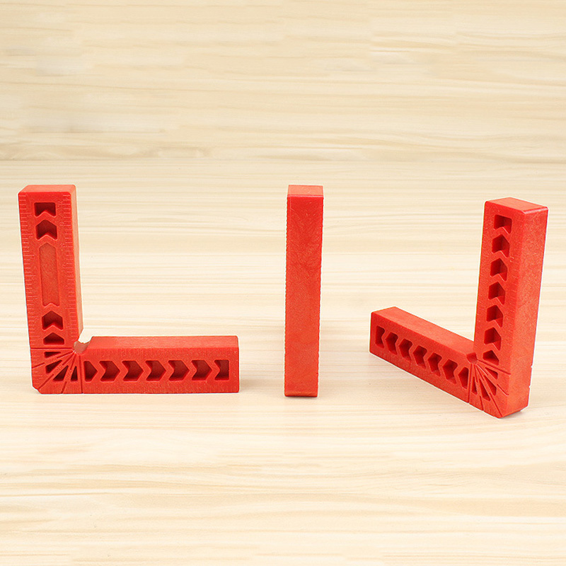 90 Degree Positioning Squares Plastic Clamping Square Right Angle Clamp Woodworking Carpenter Tool SKD88