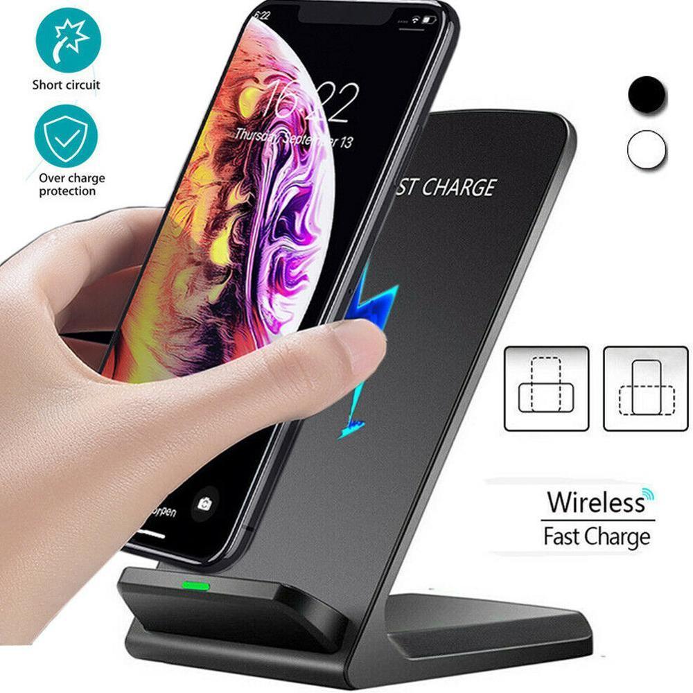 10W Fast Wireless Charger For Samsung Galaxy S9/S9+ S8 S7 Note 9 S7 Edge USB Qi Charging Pad for iPhone XS Max XR X 8 Plus