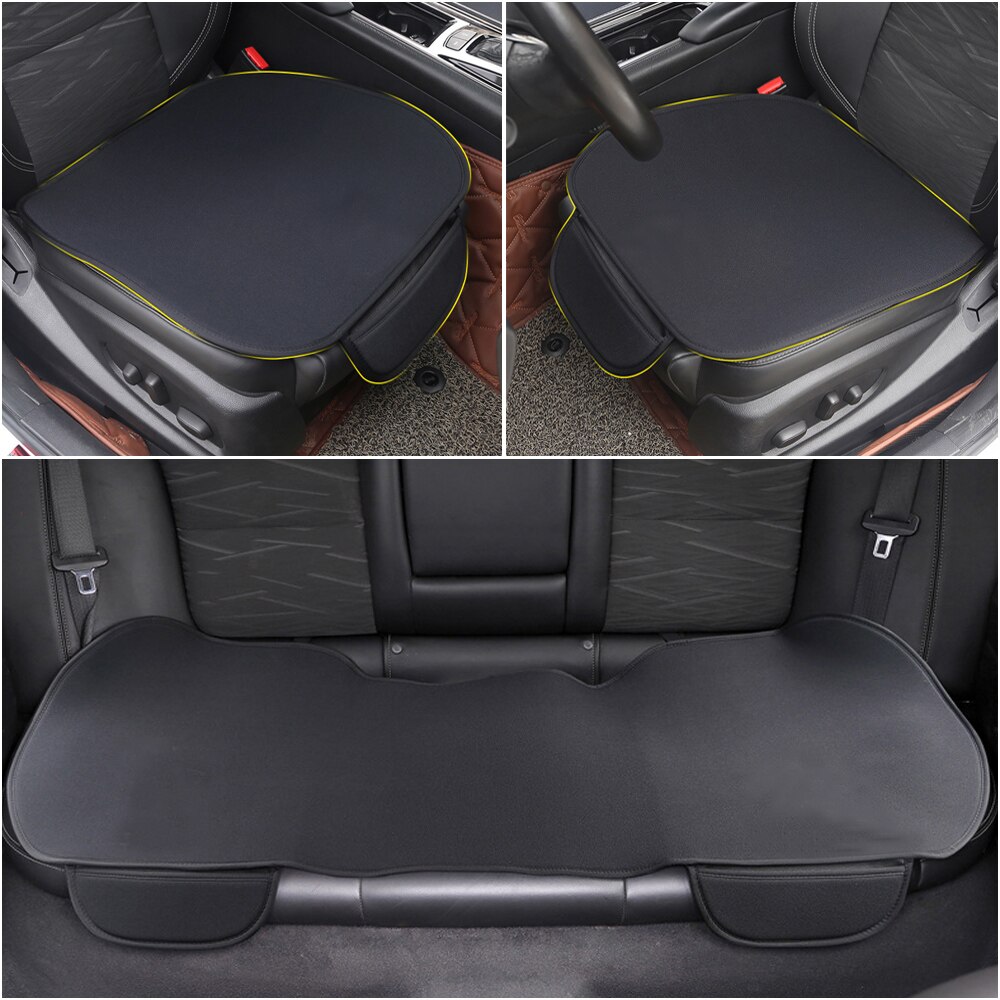 Car Seat Pad Cover for Tesla Model 3 Y S X Main Driver Co-pilot Front Rear Seat Cushion Covers Protector Interior Accessories