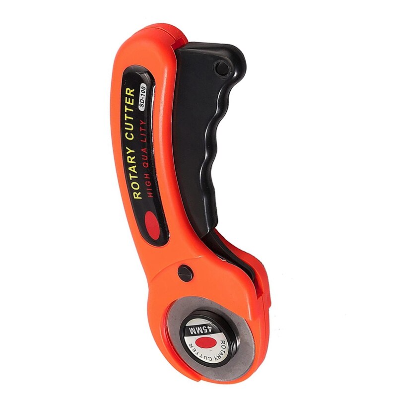 Rotating Cutter 45mm Circular Round Cloth Leather Roller Knife Tailor DIY Craft