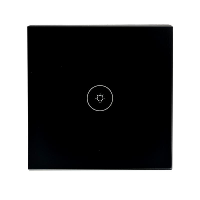 1/2/3 Gang Wifi Light Switch EU Standard Work With Alexa Google Home Touch Switch Smart Switch Panel Wall Switch: 04