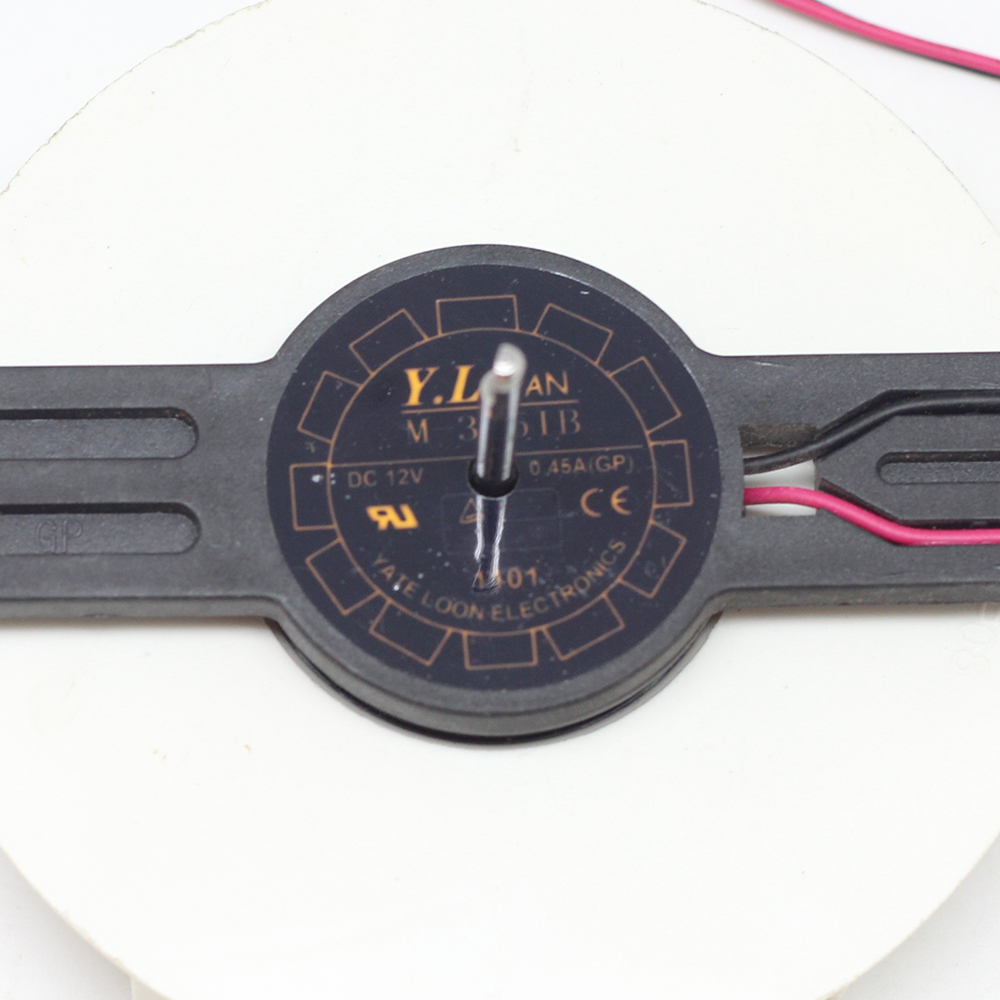 Anwendbar Yuelun Kühlung Fans M-3051B Auto Kühlschrank Fan 9225 12V DC 0,45 EINE Zwei-draht Rund DC Fan 3051B Kühler Fan