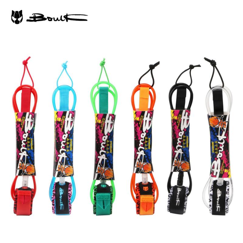 8 ft surf rope outdoor water ski surfboard foot rope TPU outdoor water sports straight rope foot leash rope