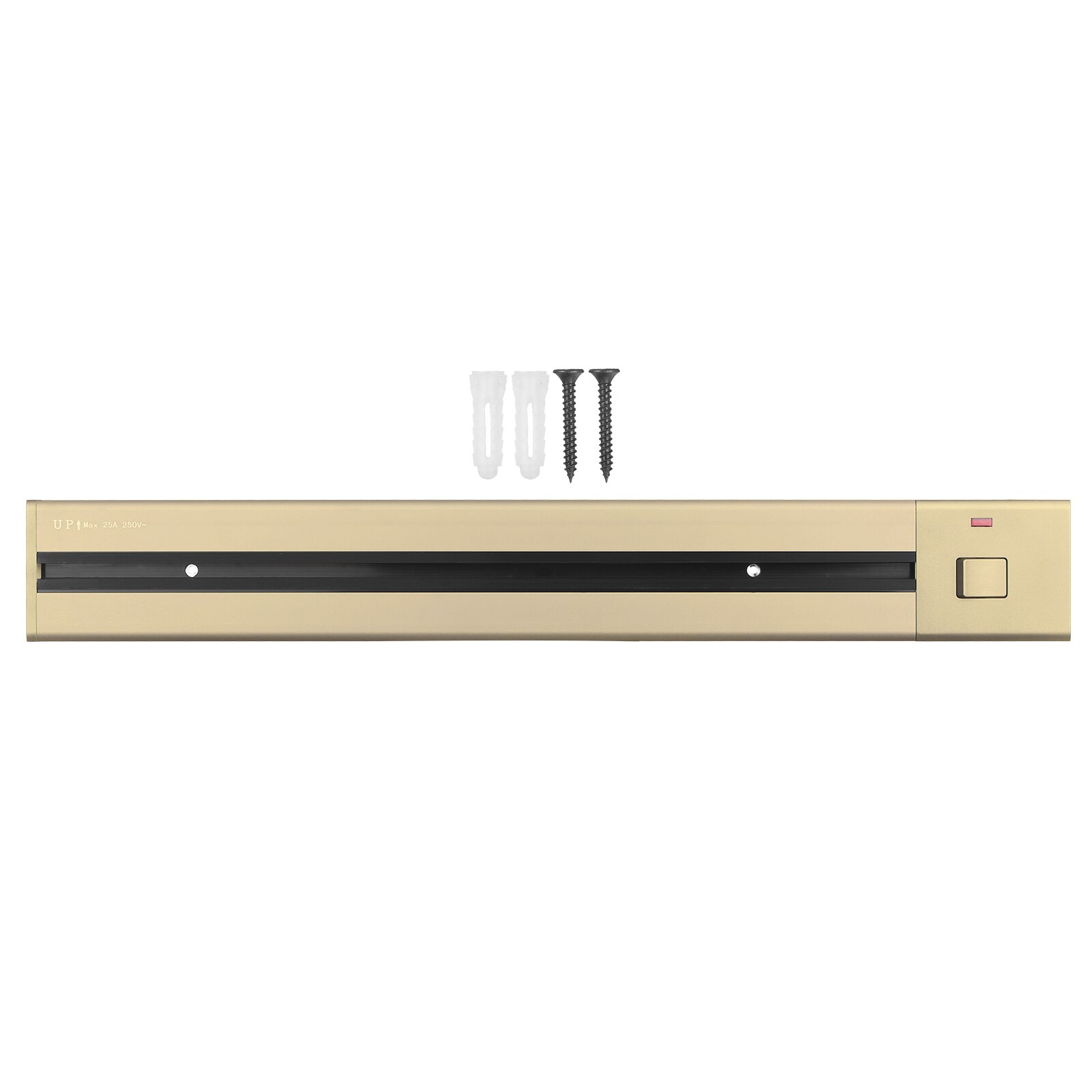 Stopcontact Track Opbouw Stopcontact Track 60Cm Keuken Sockets Track Stopcontact Extension Sliding Rail: Gold
