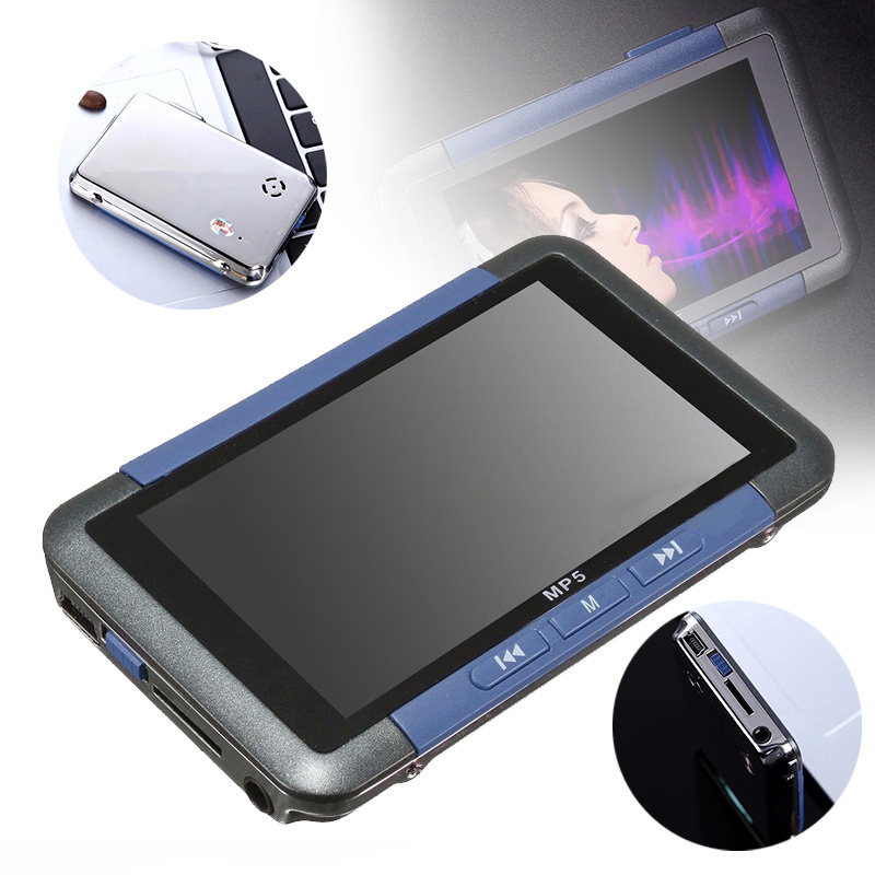 Portable 8gb/16gb Mp5 Music Player with Lcd Screen Fm Radio Video Movie Can Be Card Built-in Speaker