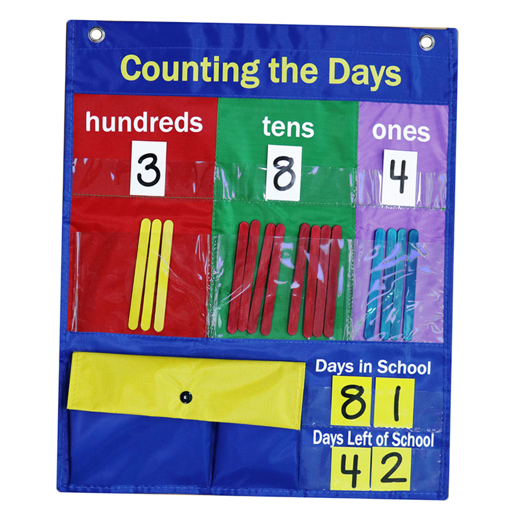 English Learning Card Center Chart Classroom Pocket Chart Color Wording Pictures Pocket Chart