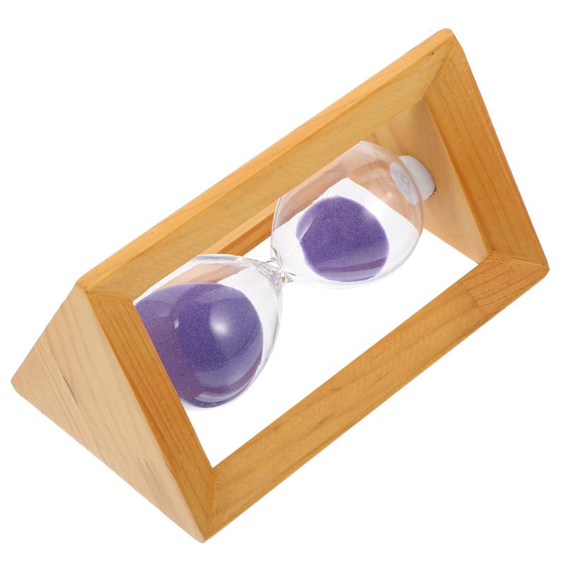 Wooden Glass Hourglass Home Desktop Timer Adornment Simple Timing Tool Home Decor Hourglass