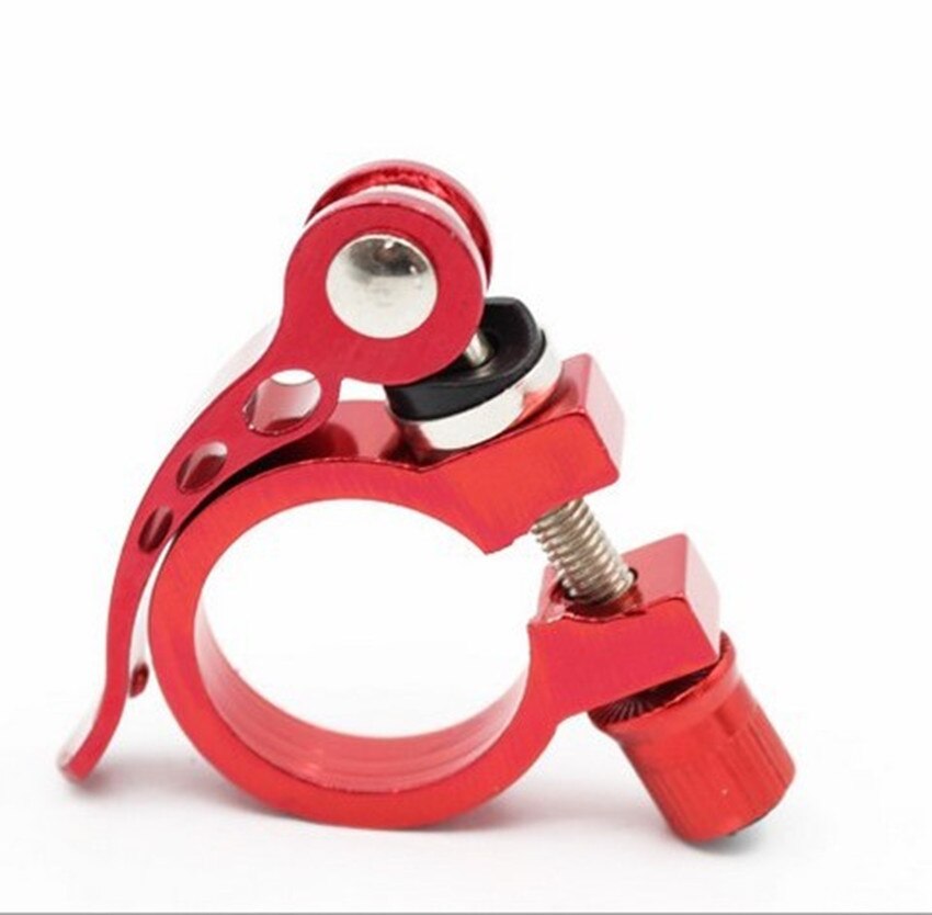 Aluminum Alloy Seatpost Clamp Quick 25.4 28.6 31.8 34.9mm MTB Bike Cycling Saddle Seat Post Clamp Quick Release Spare Parts