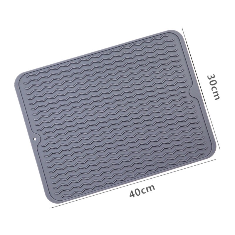 Large Multifuctional Silicone Drying Mats Heat Insulation Pot Holder Protector Dish Cups Draining Pad Table Rug Placemat Tray