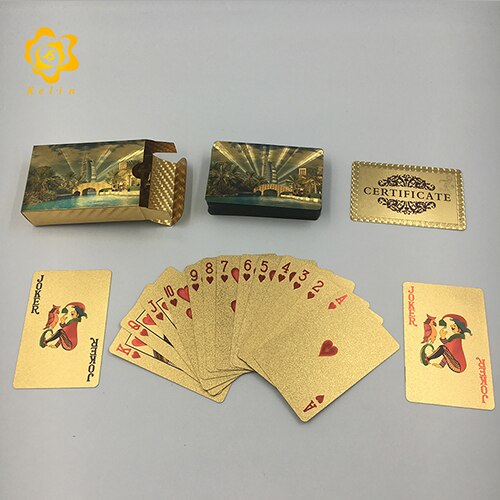 Dubai Building and scenery image silver Foil Plated Cards Waterproof Playing Card Limited Edition Collection: Dubai7