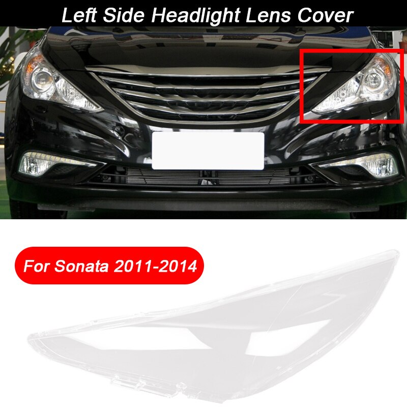 Voor Hyundai Sonata Auto Voorkant Koplamp Clear Lens Cover Head Light Lamp Lampenkap Shell: Default Title