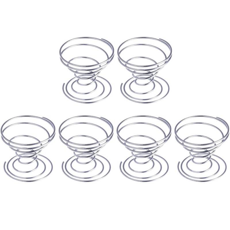 Supports Pour Plantes Aériennes (tillandsia) - Lot De 6, En Métal Argenté, Hauteur 4,5 Cm