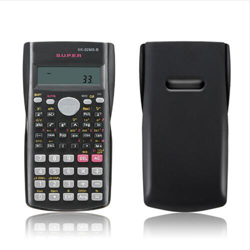 Portable scientific calculator student 2-line display handheld multi-function mathematics teaching dedicated calculator