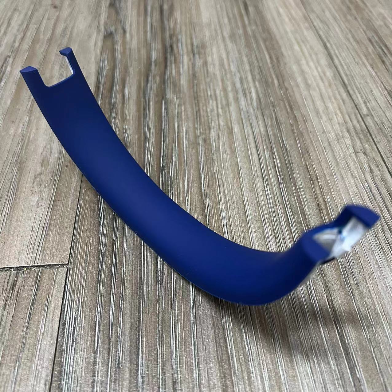 Original ersättningshuvudbandsdyna för beats solo pro hörlurar huvudbandskuddar huvudband gummi headset reparationsdelar: Mörkblå
