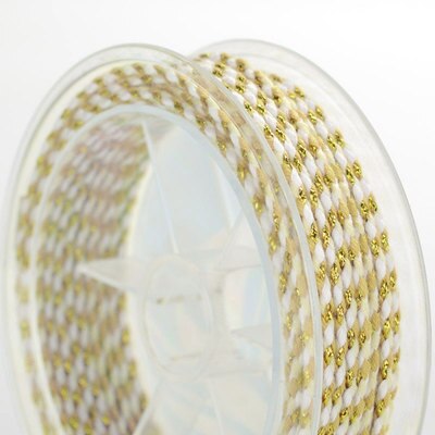 Corde en coton coloré haut de gamme, fil de coton tricolore fait à la main, bricolage, corde de Bracelet tressée à la main, 2MM: 05