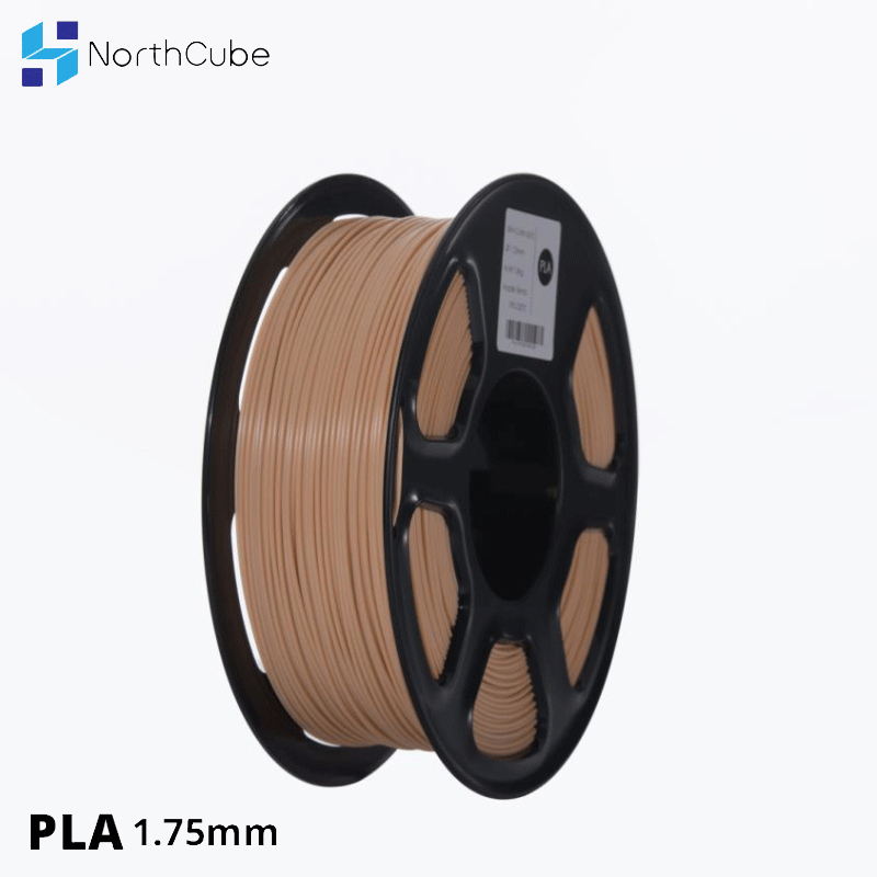 Northcube 3D Printer Pla Filament 1.75 Mm Voor 3D Printers, 1Kg (2.2lbs) +/- 0.02 Mm Huidskleur