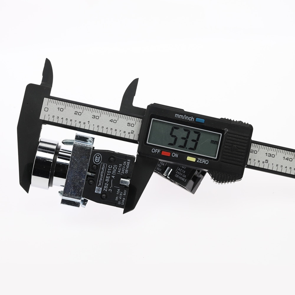 1Pcs 22mm Momentary Push Button Switch NO/NC 10A/415V XB2-BA31 XB2-BA42 Flat-headed button switch