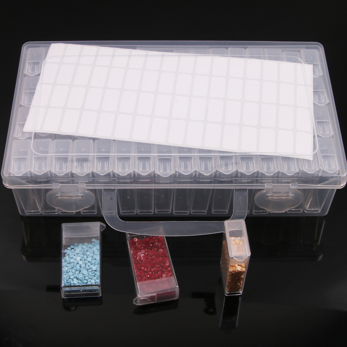 5D DIY Diamant Malerei Werkzeuge Zubehör Lagerung Box Container Diamant Stickerei Zubehör Bohrer Box Mosaik Container Fall
