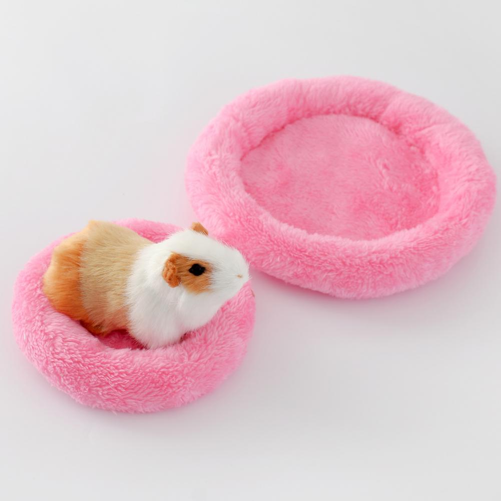 Hamsterbädd rund hamsterbädd sovmatta söt husdjurssoffa hamsterbo smådjur mjuk kudde för igelkott ekorre möss