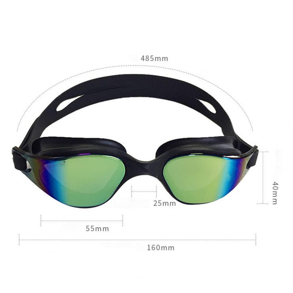 Beginners Swimming Glasses Adjustable Waterproof PC Leak-Proof Swimming Goggles Unisex Swimming Polarized Anti-UV Goggles