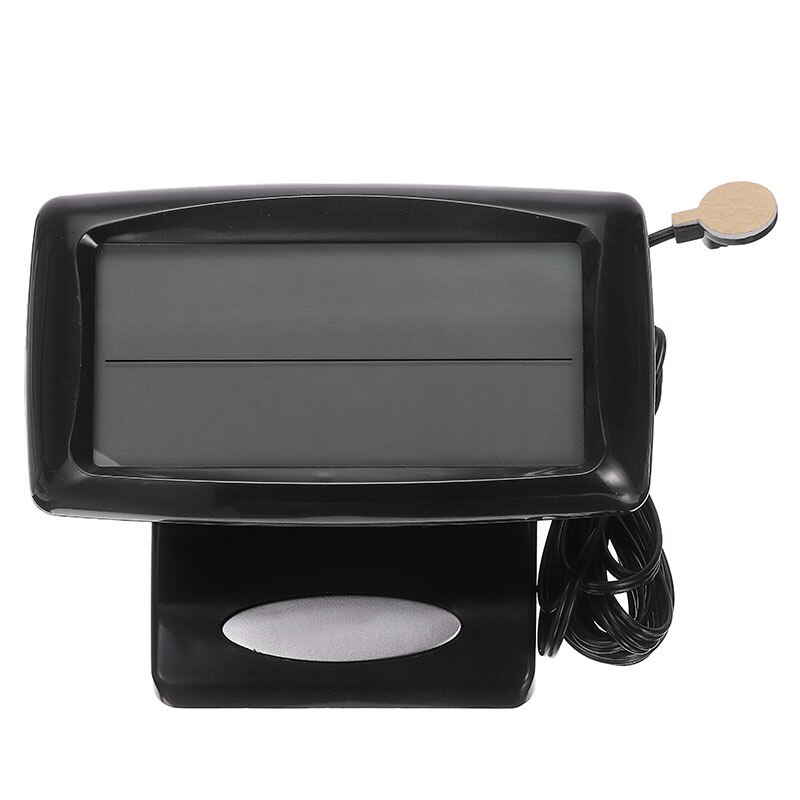 Auto Digitale Lcd Klok Temperatuur Display Elektronische Klok Thermometer Auto Automotive Blauwe Achtergrondverlichting
