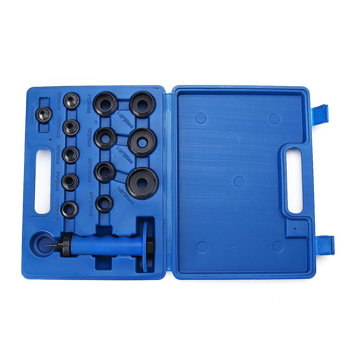 14Pcs Heavy Duty Hollow Punch Kit Set Gasket Leather Rubber Punching Diy Leathercraft Perforating Tools Herramientas Para Cuer
