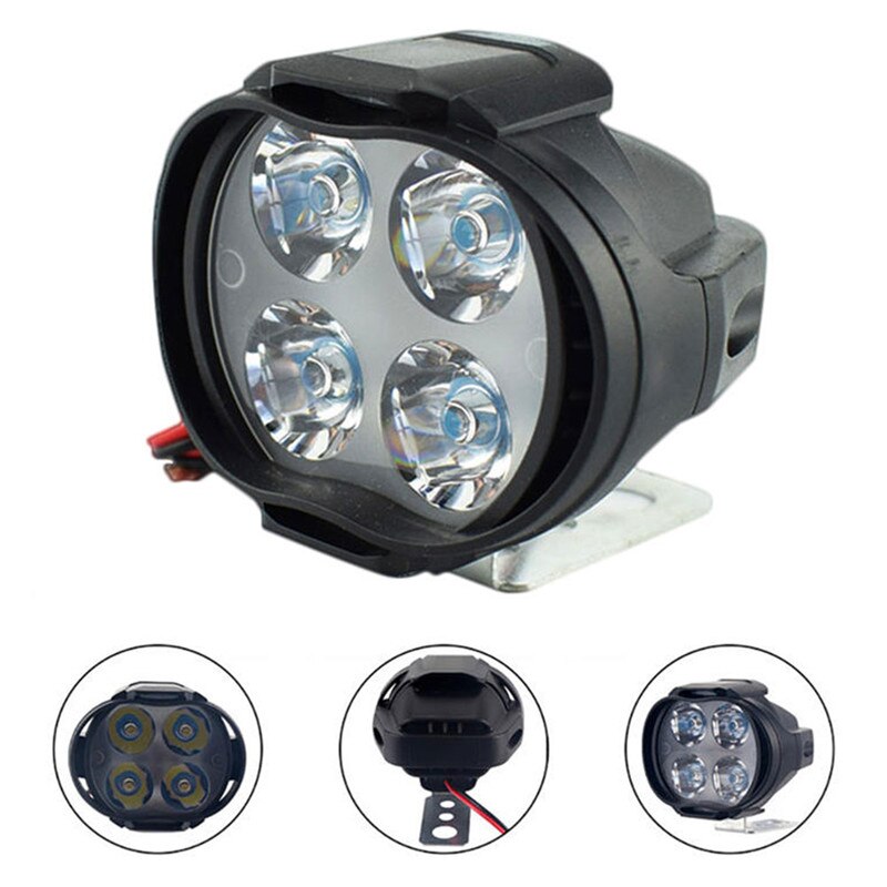 1000Lm Motorcycle Led External Installation Brand Headlight Lamp Scooters Fog Spotlight Sunny Light Super Clear