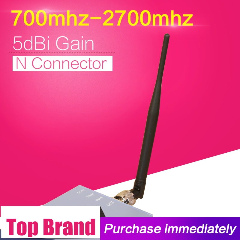 5dBi – antenne de Signal GSM 3G 4G LTE 700-2700mhz, connecteur omnidirectionnel de Type N, antenne interne pour Booster de Signal de téléphone portable