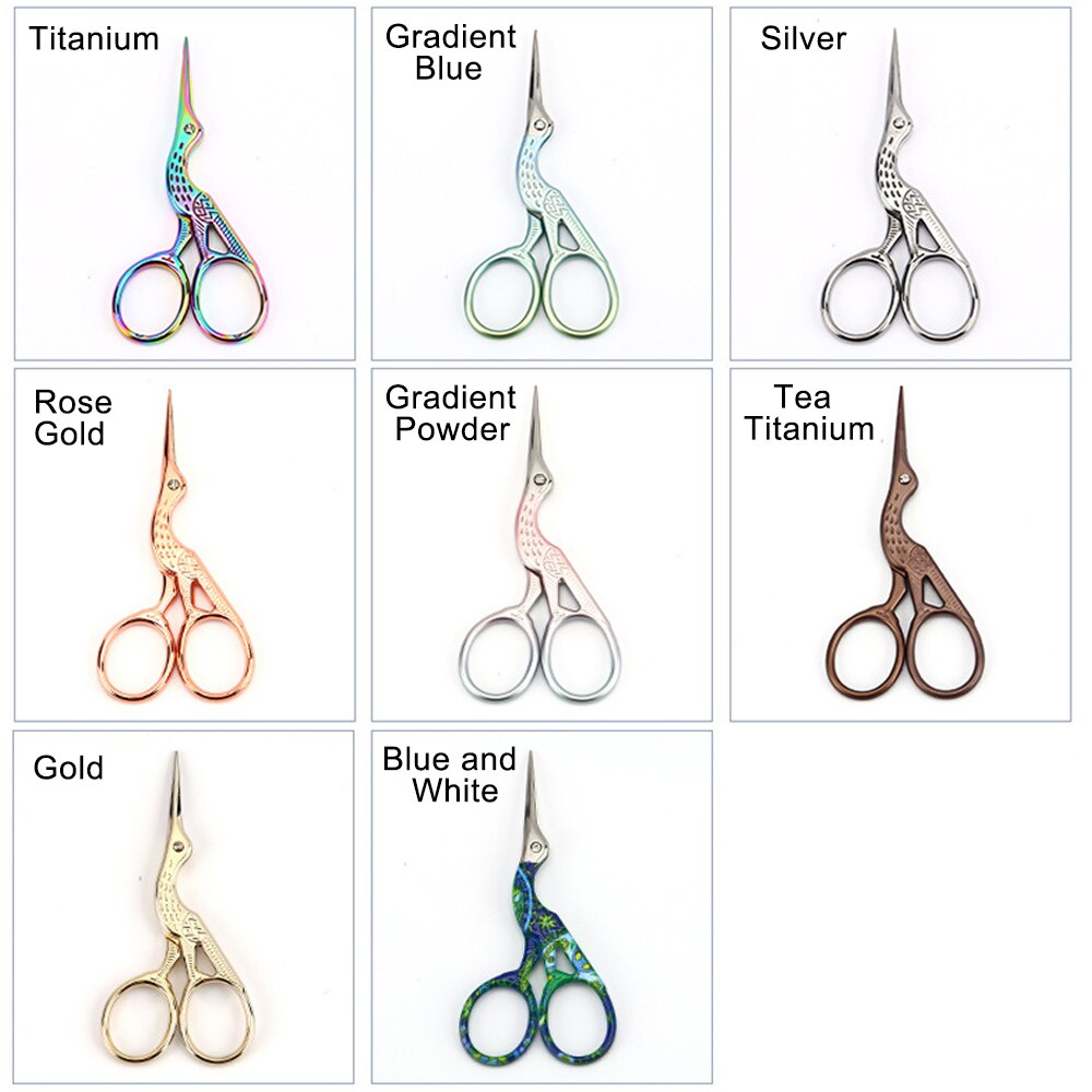 Eyebrow Scissors Stainless Steel Nose Eyelash Tape Scissors Face Hair Removal Eyebrow Trimmer Shaver Eye Brow Women Makeup Tool