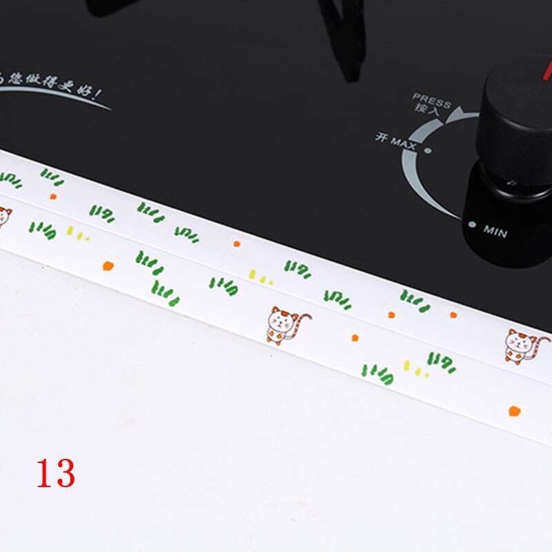 Kitchen joint sealing strip waterproof strip bathroom toilet slot corner tape: 13