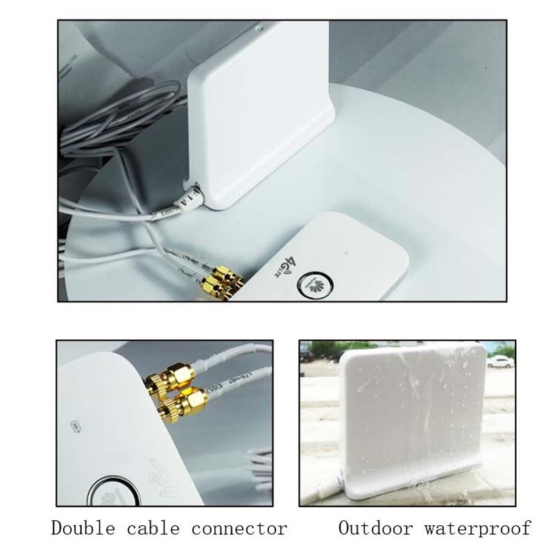 Antena JX 3G 4G LTE antena externa para Huawei B315 B593 E8372 E3372 E5573 ZTE router USB SMA/TS9/CRC9