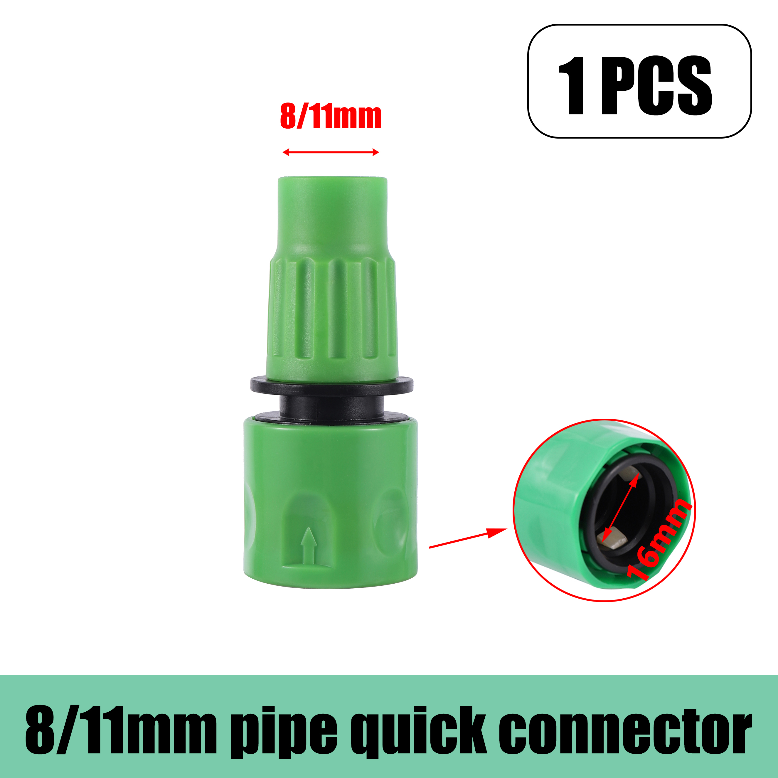 Garden Hose Irrigation Diverter 4/7mm Quick Coupler Y Tap Adapter Male Female Threaded Hose Connector for Drip Watering System: Lavender