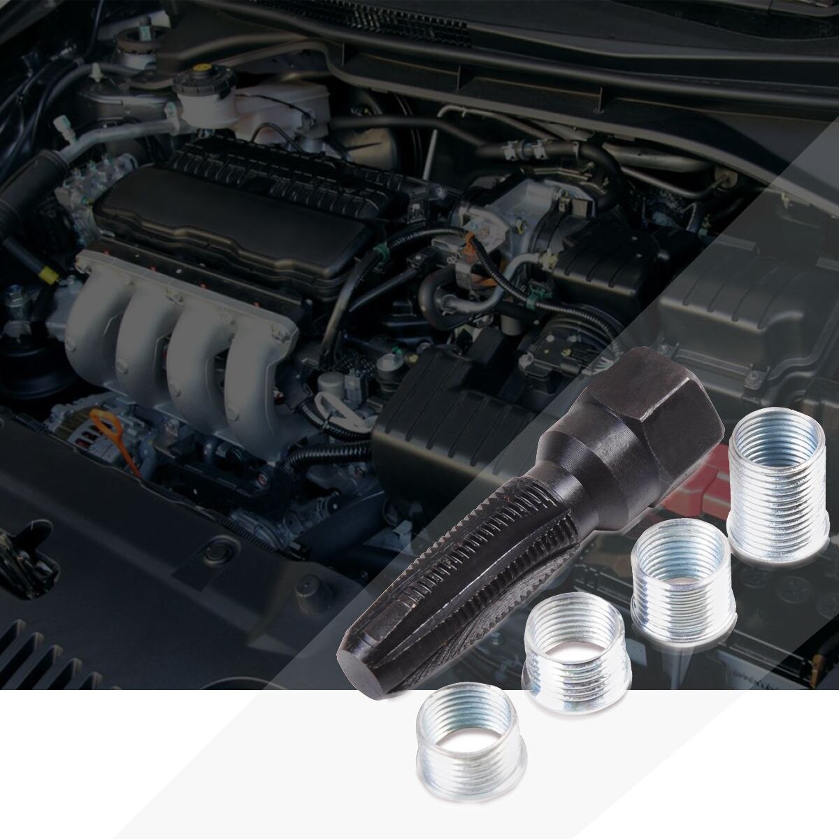 14mm spark plug wire tapping spark plug hole thread repair tool