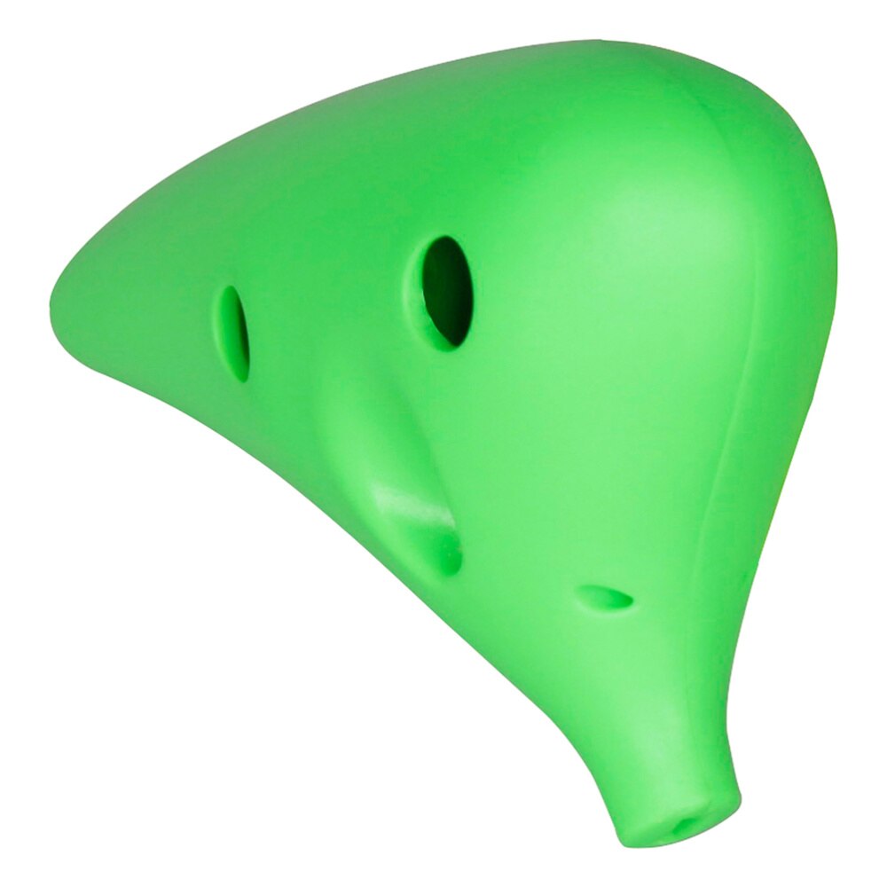 12 Gaten C Ocarina Muziekinstrument Met Opbergtas Abs Materiaal Ocarina Klassieke Ocarina Alto C Abs Ocarina Voor Beginner (Groen