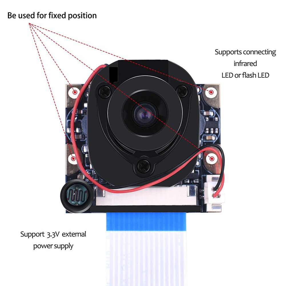 5MP Schild Nacht Vision Ersatz Automatische Ändern Kamera Modul Webcam IR schneiden Einfach fest 1080P Abnehmbare 3 B