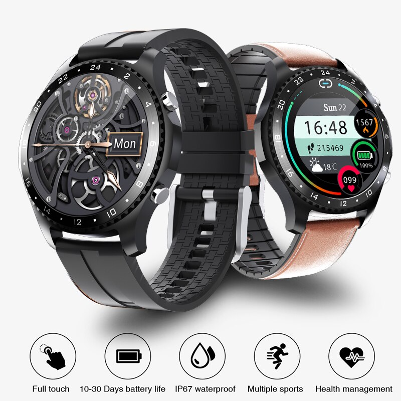 Smart Watch Mens Bluetooth Call luxury Smart Watches Male Heart Rate Blood Pressure Sports smartwatch For Men