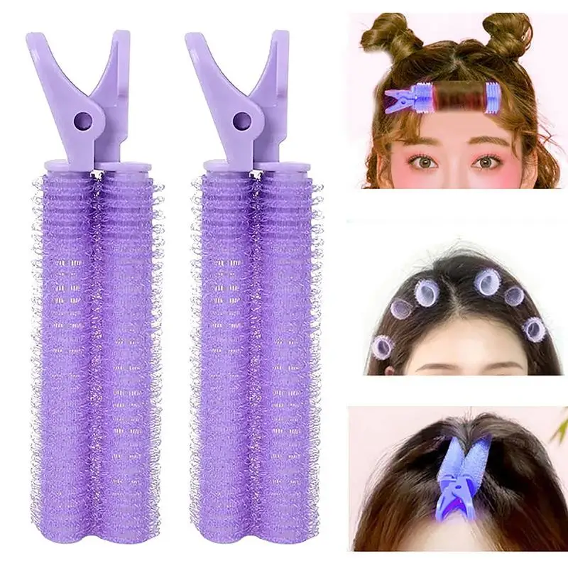 Pinzas esponjosas para raíz del cabello, rulos para el cabello rizado, Culers de espuma, flequillo, pinzas para el cabello esponjosas, juego de rizador, herramientas de peinado para dormir y perezosos