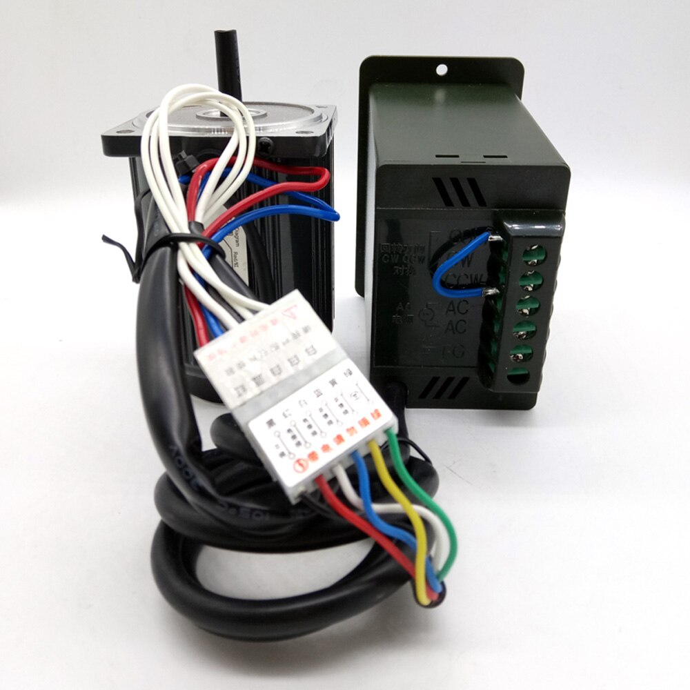 Bringsmart 220V AC Motor Single-Phase Motor 6W Slow Speed Reversible Mini Speed Regulation High Torque Micro Motor