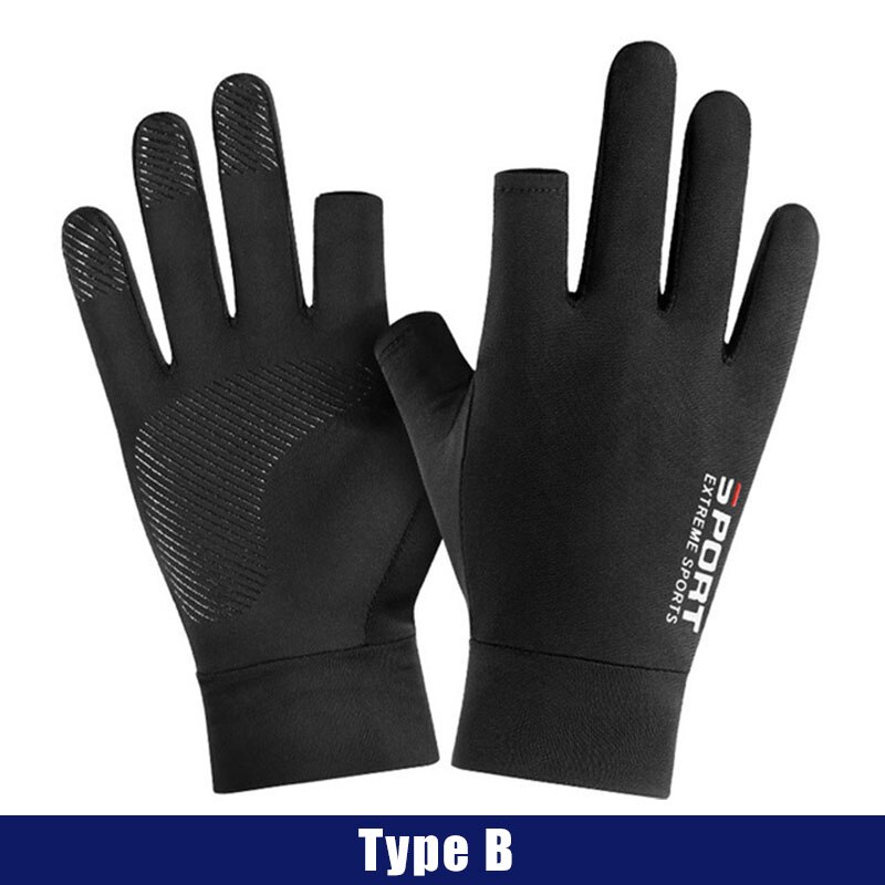 KoKossi – gants de pêche, une paire, protection des mains, libération professionnelle, antidérapants, pour sport, Fitness, cyclisme: Black B
