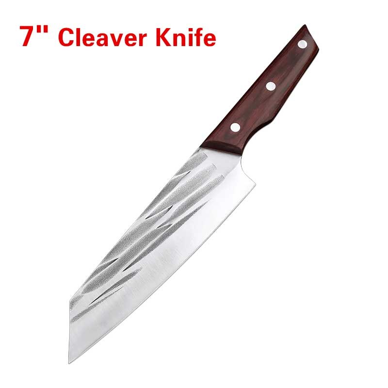 Chinese Kitchen Chef Knife Multifunctional Meat Cleaver Vegetable Cutter Butcher Knife Slicing Knife Cooking Tools: H