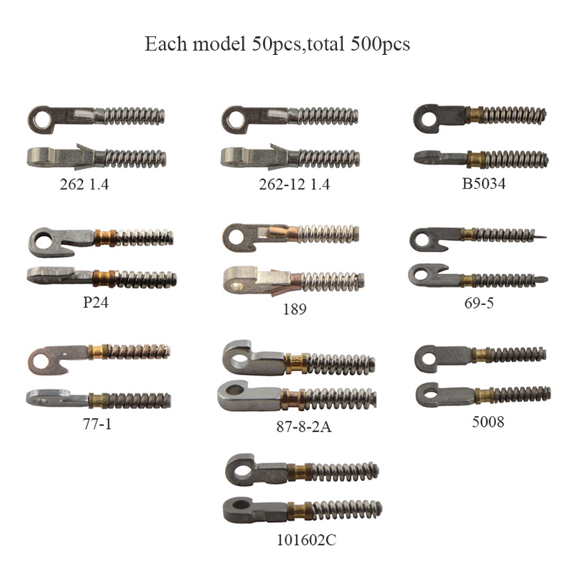 500 Stuks Hoge Nikkel Bril Lente Scharnier Reparatie Gebroken Brillen Lente Insert Accessoires Verschillende Modellen