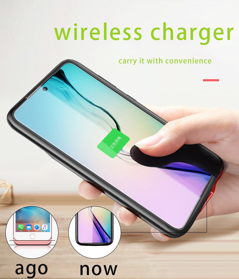 Telefoon Batterij Lader Case Voor Samsung S20 S20plus S20Ultra S21 S21plus S21ultra Dunne 6000Mah Batterij Opladen Case Power Bank